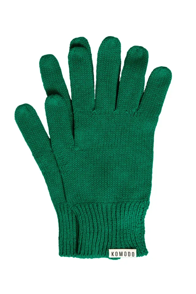 Komodo City Handschuhe Hellgrün Bio-Baumwolle
