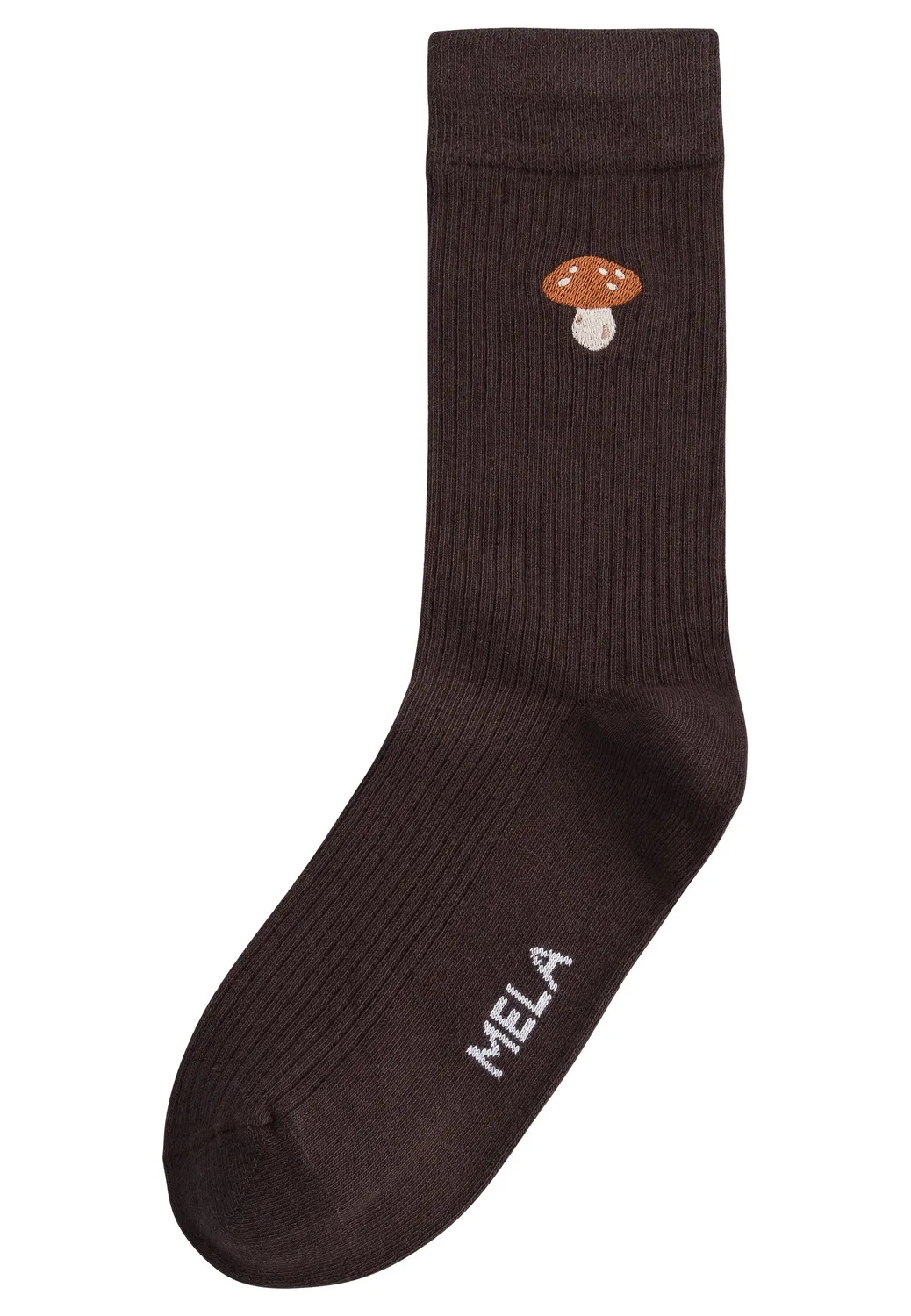 MELA Stickerei Socken forgetmenot stars 35-38 Baumwolle