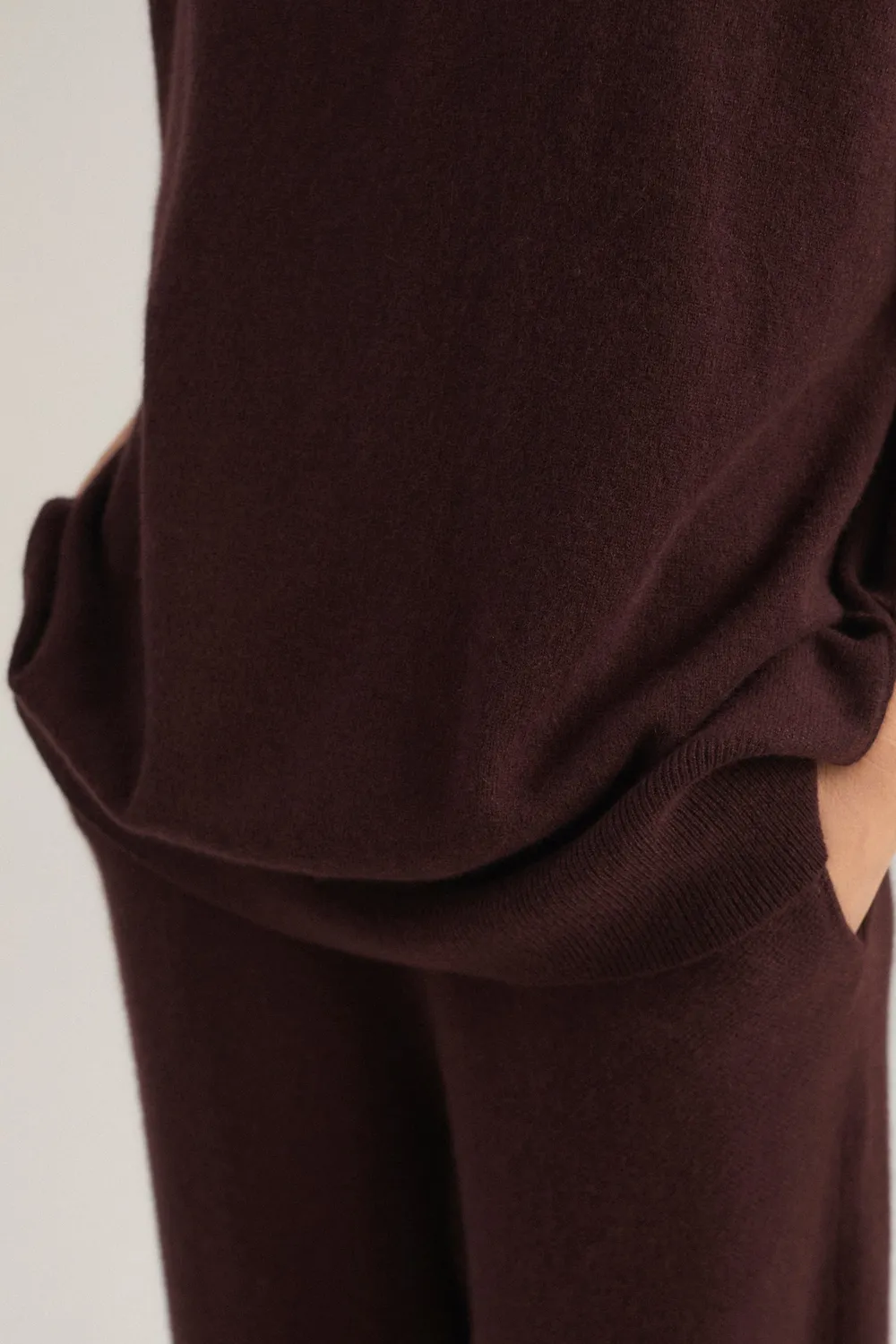 Oyuna Kotto Pullover Carob Rollkragen Jersey