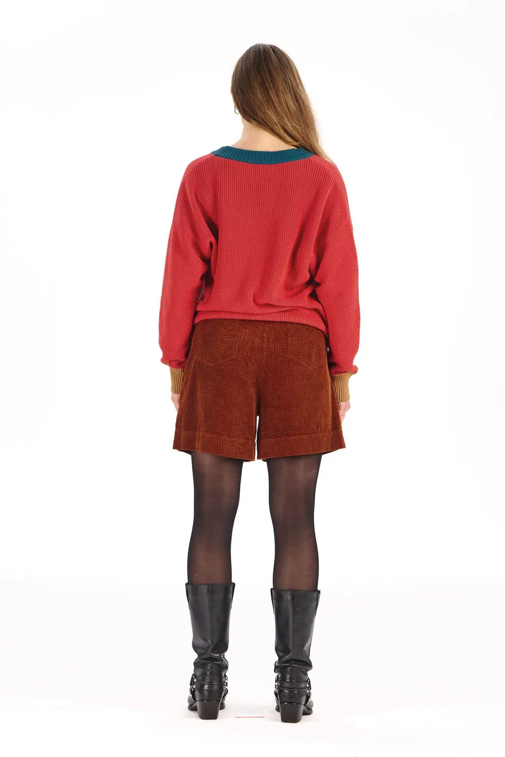 Komodo Lima Cordshorts Bio-Baumwolle Kastanie