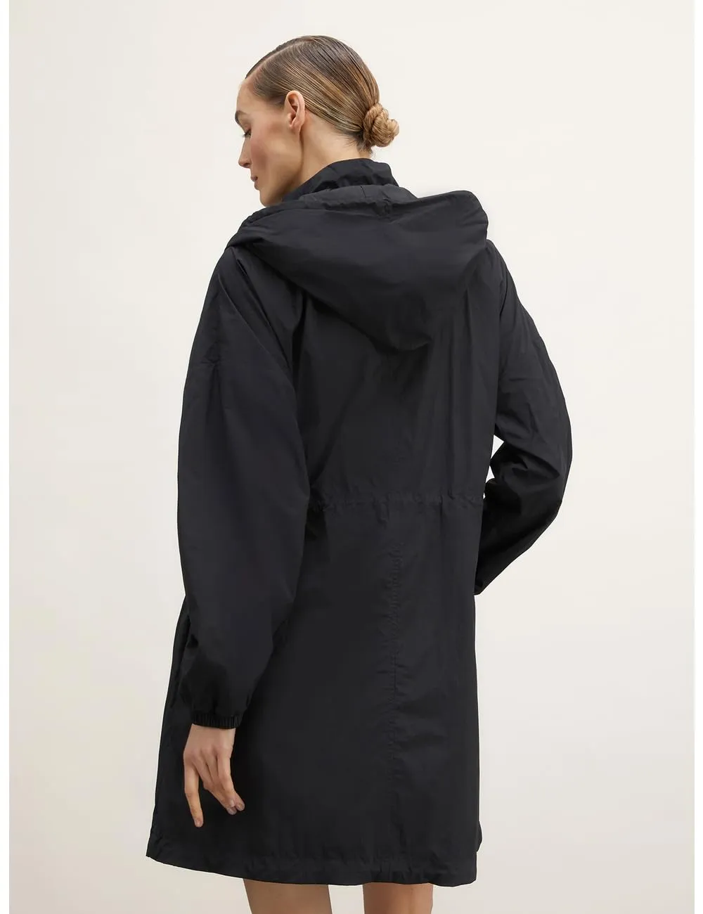 Motivi Parka aus Nylon mit Kapuze einfarbig