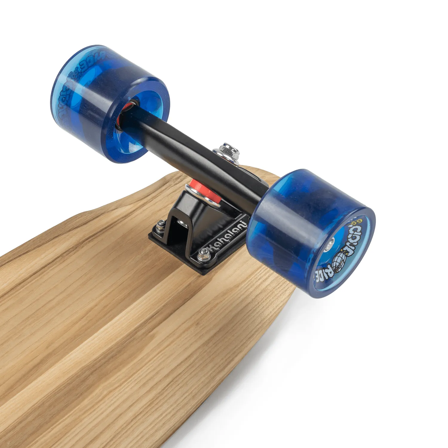 Langbrett LA Longboard 95 cm rot Holzdeck stabil