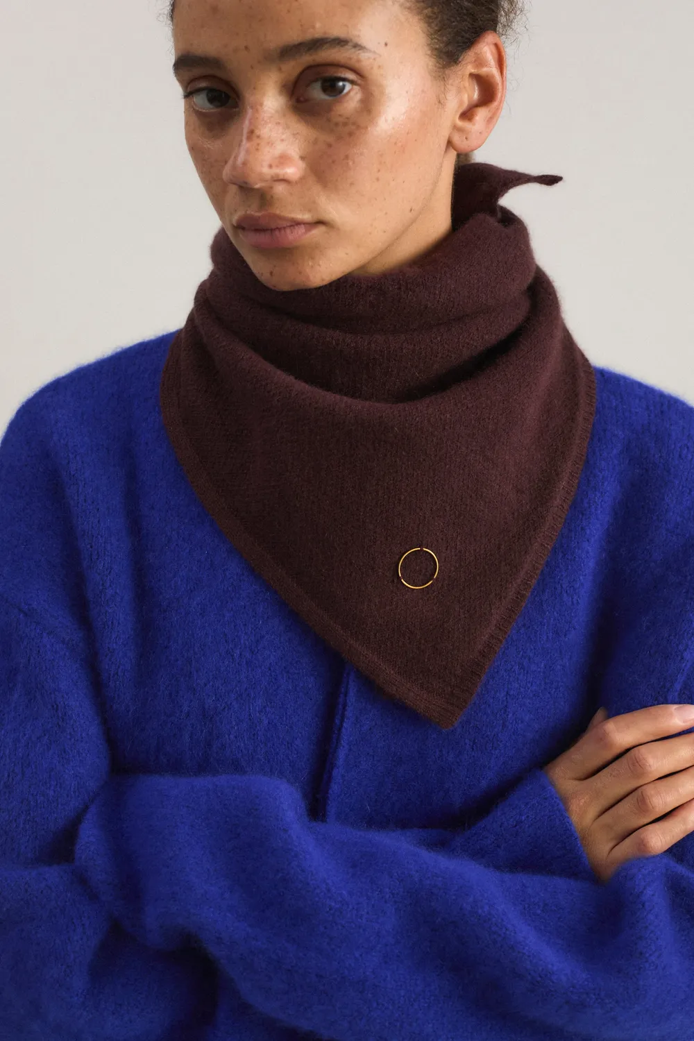 Oyuna Arco Neckwarmer Carob Kaschmir Tuchband