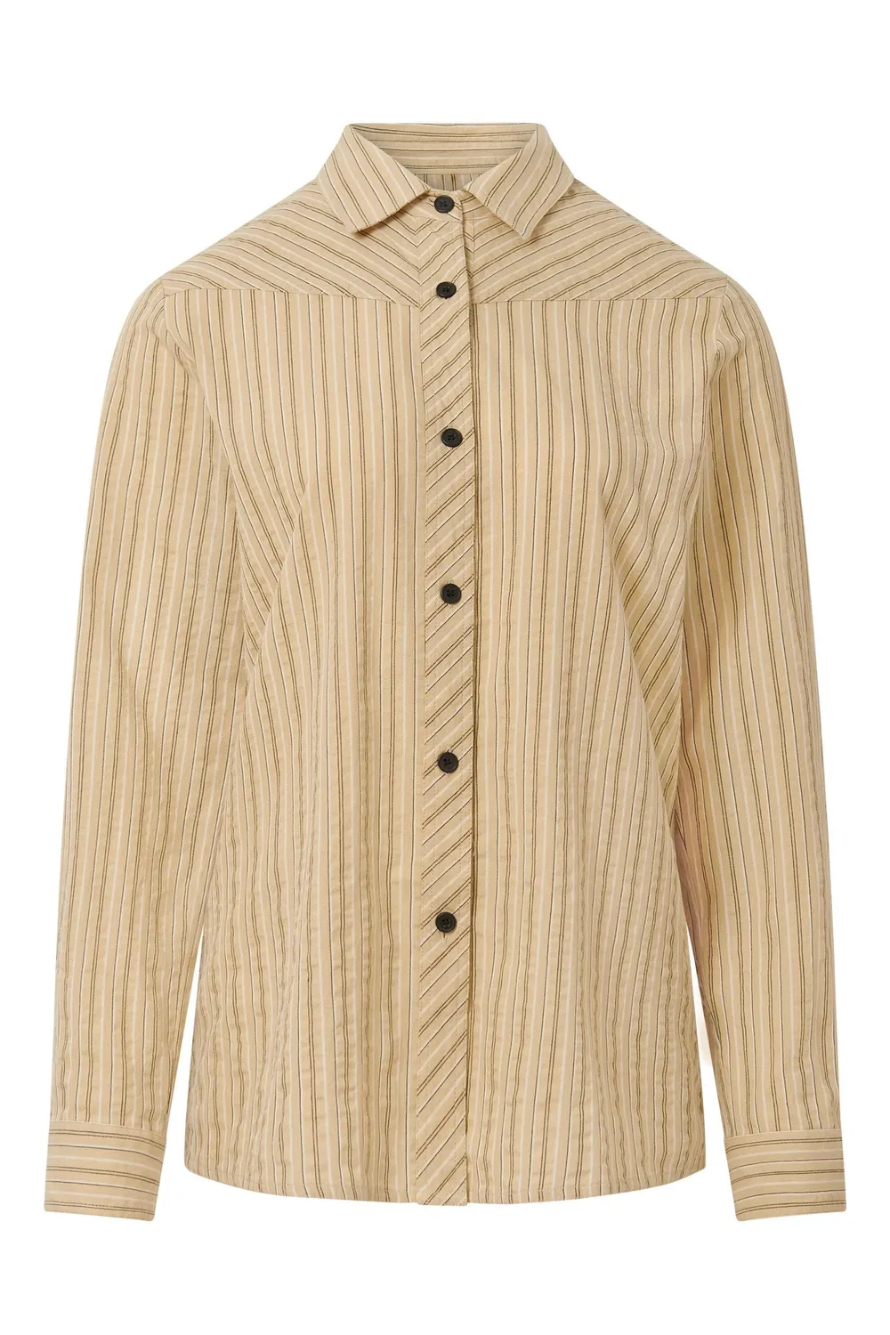 Komodo Rio Hemd Oat Stripe aus Bio-Baumwolle