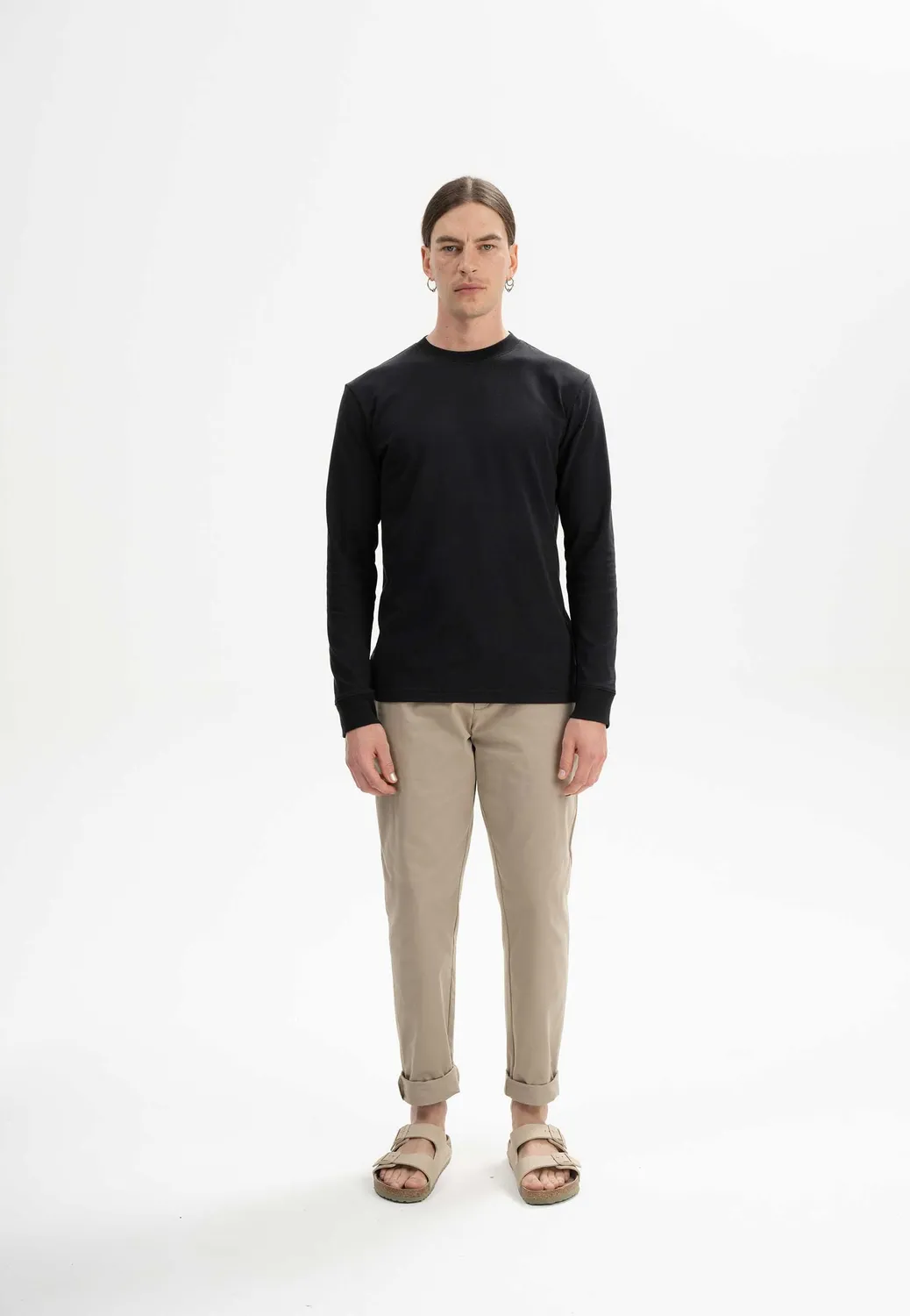 MELA Tejas Langarmshirt schwarz Bio-Baumwolle Langarm