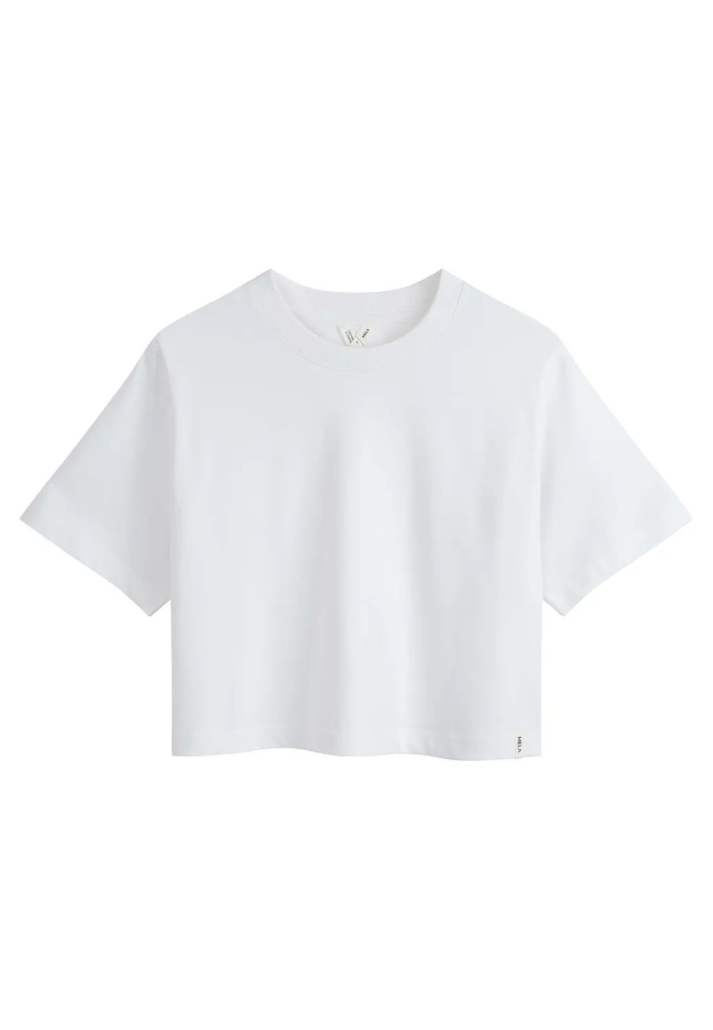 MELA JOSHNA T-Shirt cropped schwarz Bio