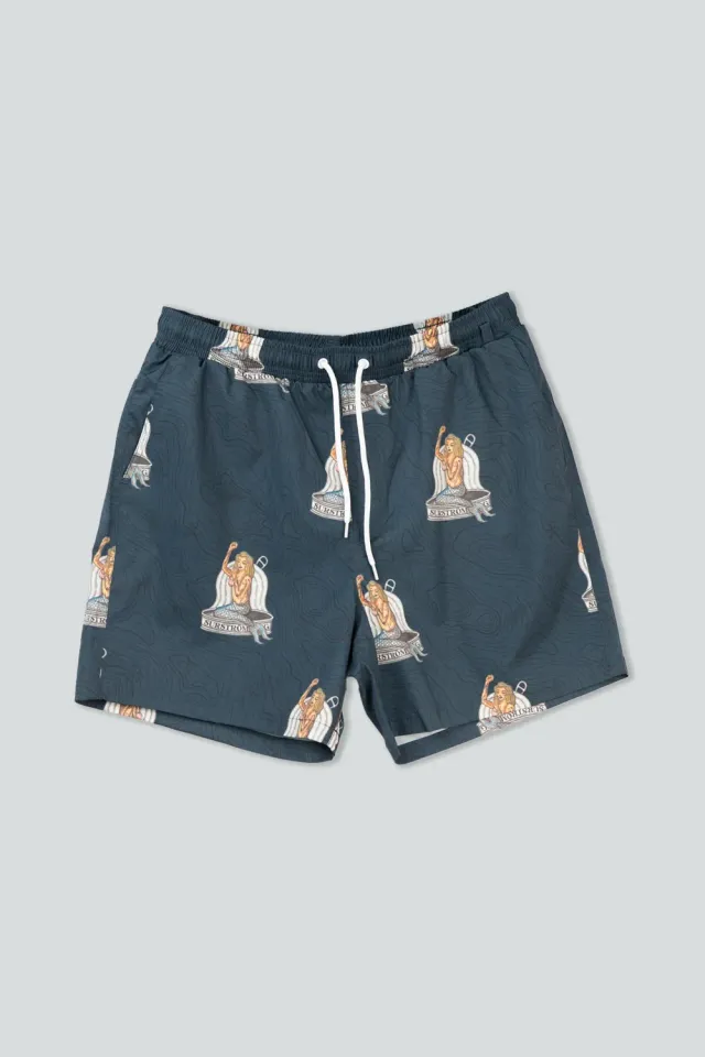LAKOR Save The Mermaids Swim Shorts Blueberry