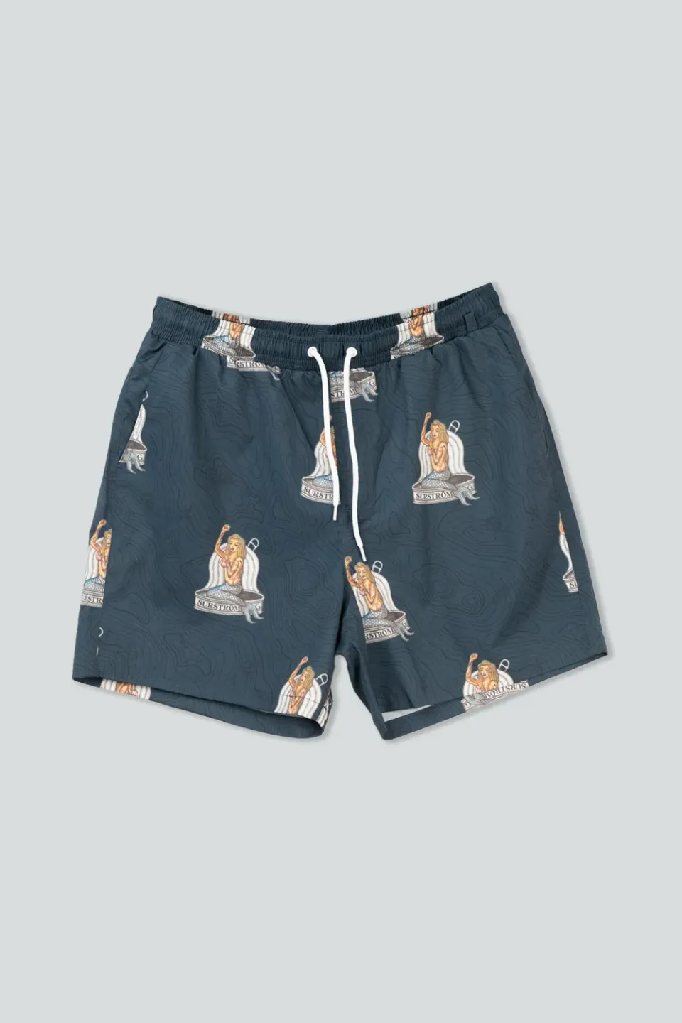 LAKOR Save The Mermaids Swim Shorts Blueberry