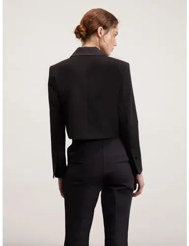 Motivi Spencer-Jacke mit Satineinsätzen Jacke technisch