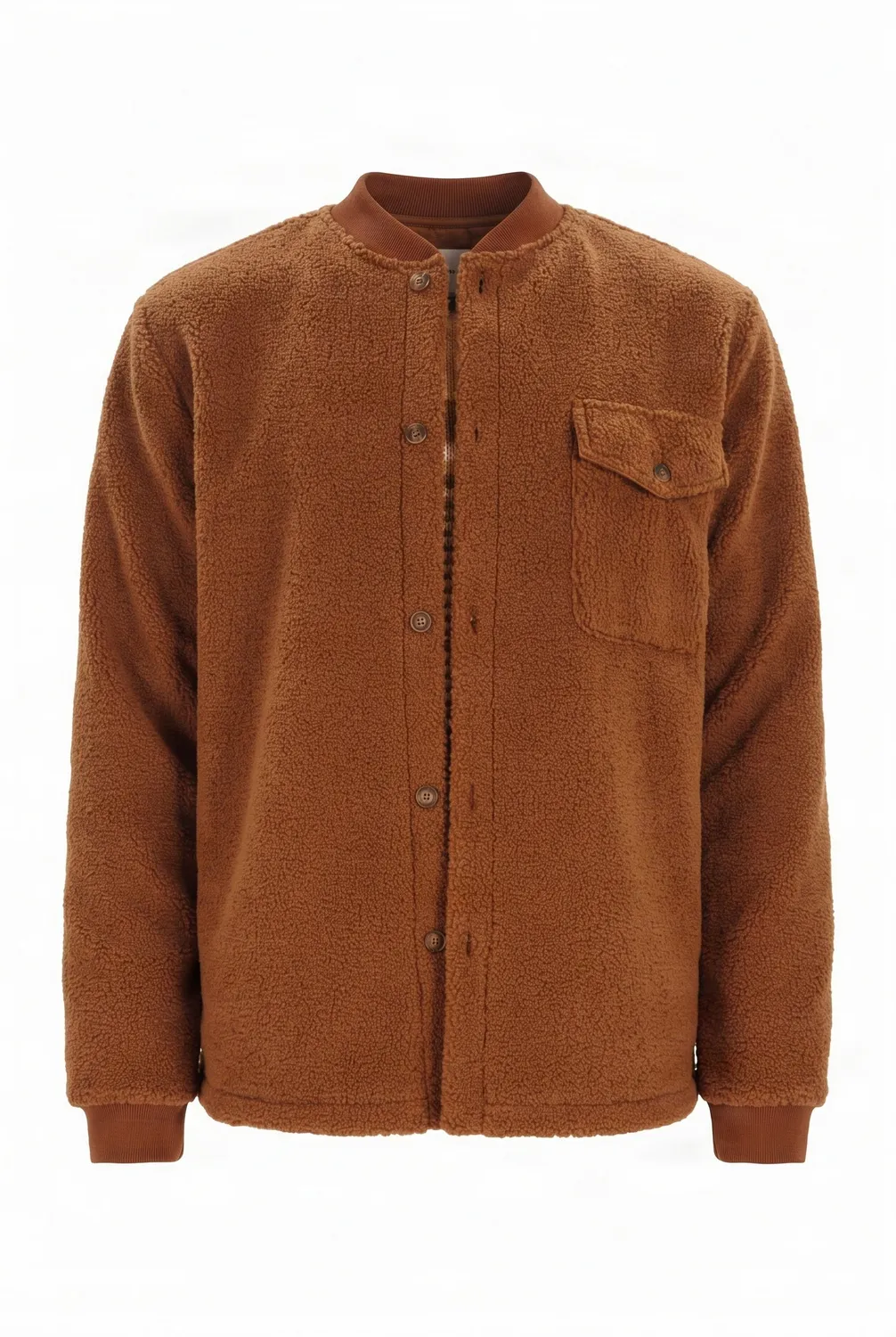 Komodo Cole Overshirt Camel Recycling-Fleece