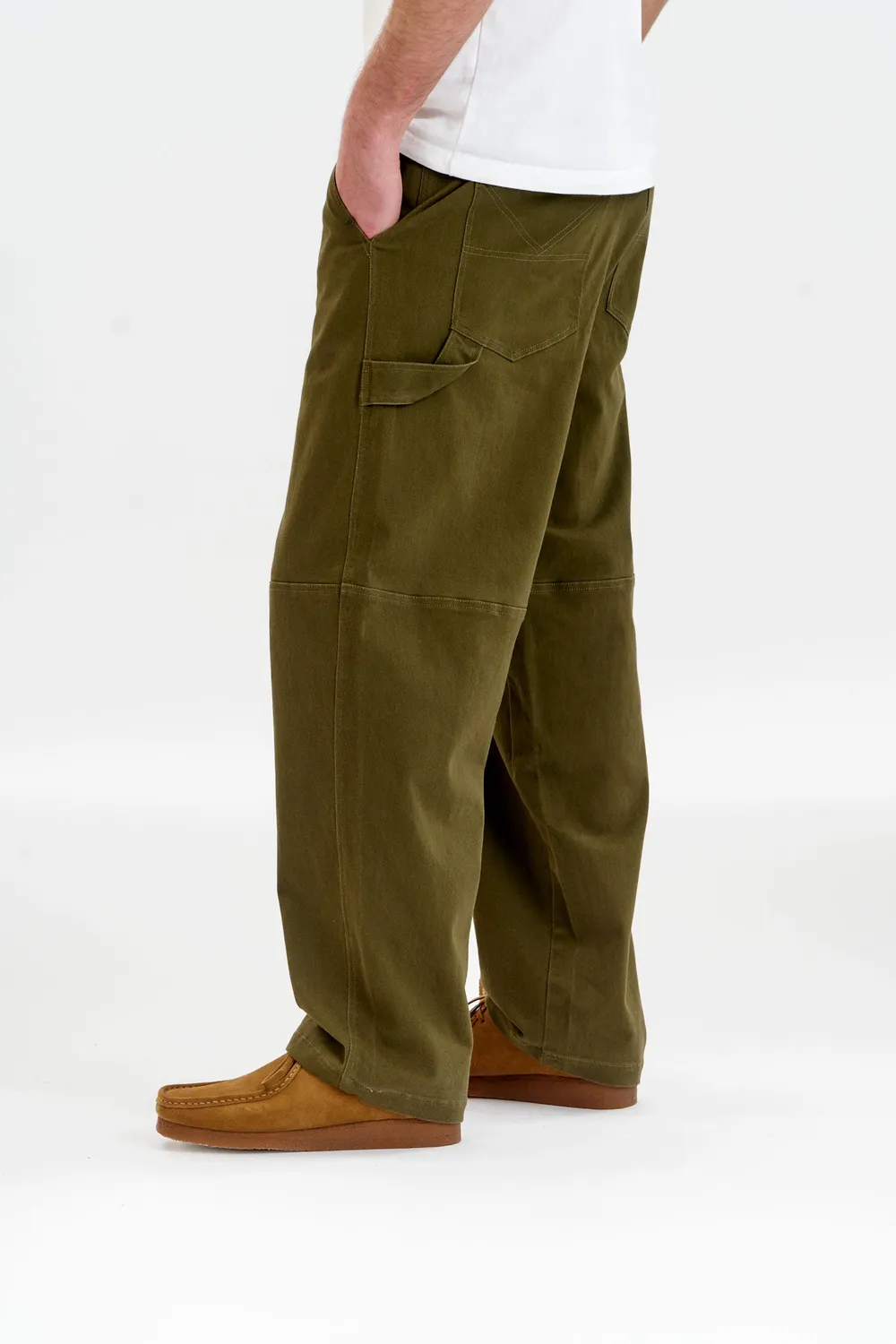 Komodo Theo Hose Grün Bio-Baumwolle