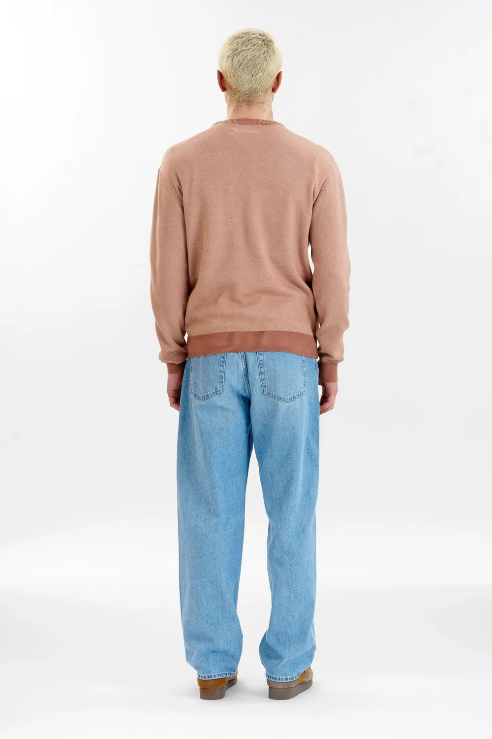 Komodo Leon Pullover Coffee Bio-Baumwolle Herren