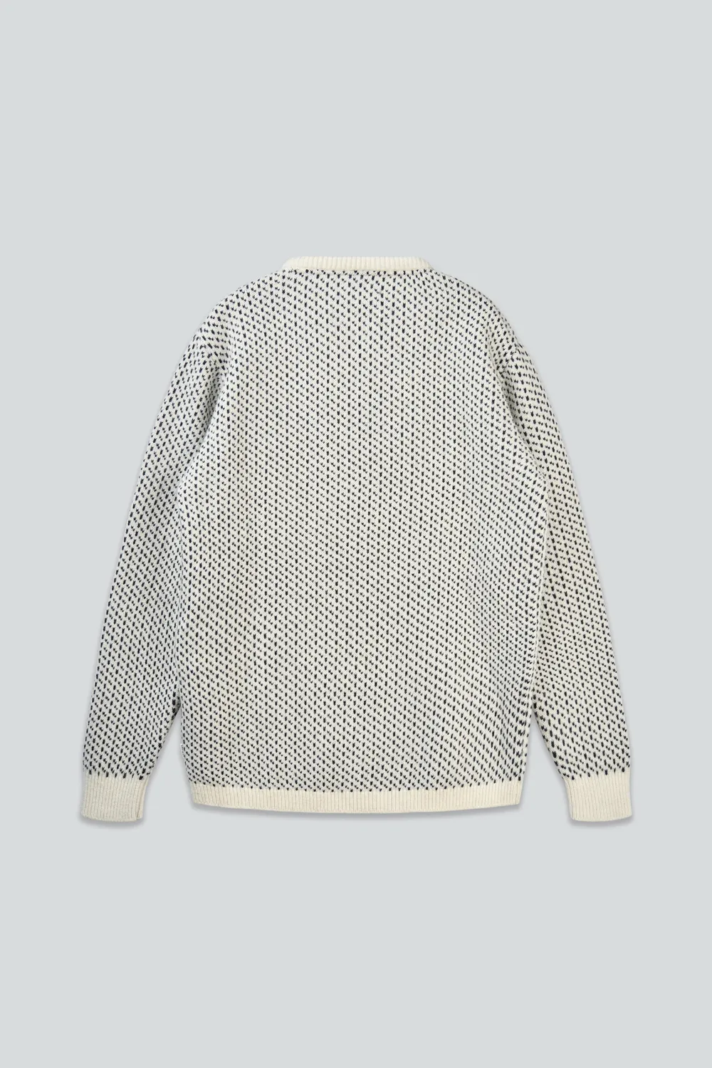 LAKOR Jysk Knit Strickpullover Off White Lammwolle