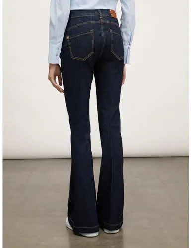 motivi Bianca Flare-Jeans Push-up dunkelblau