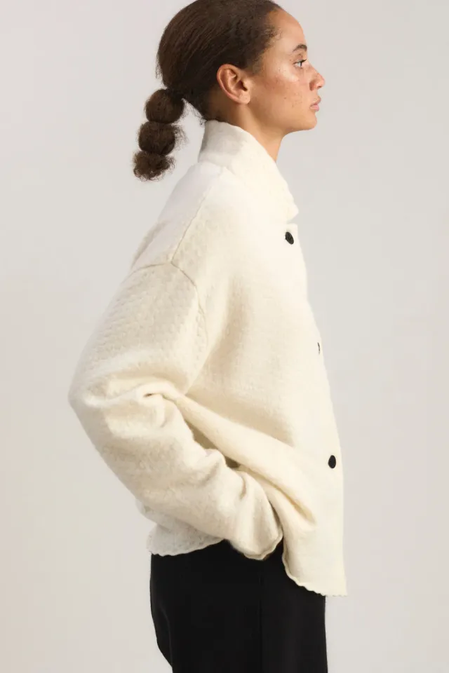 Oyuna Akiri Jacket Jacke Ivory aus Kaschmir