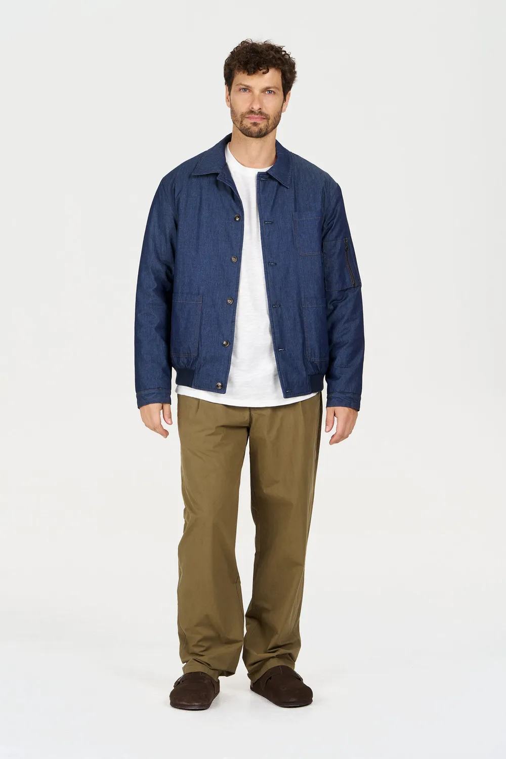 KOMODO NILE Jacke Mid Wash Bio-Baumwolle