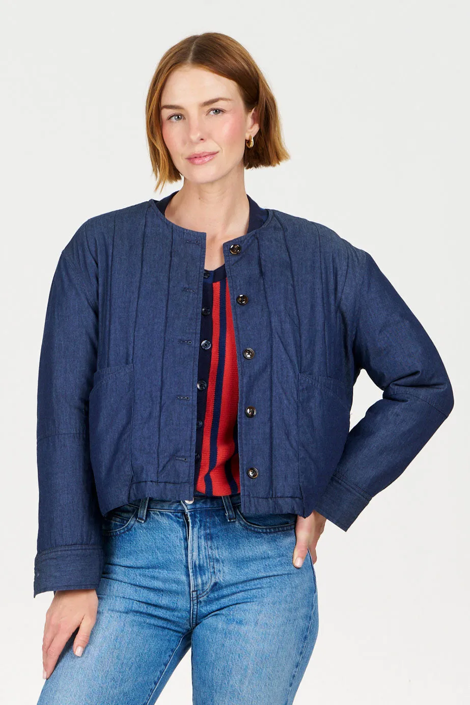 Komodo Lottie Jacke Midwash Bio-Baumwolle relaxed