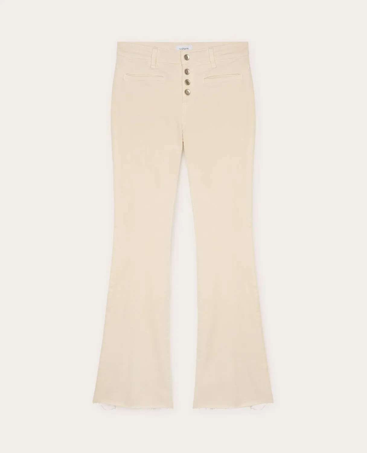 Motivi Flare-Hose Stretch Fransensaum Bügelfalte