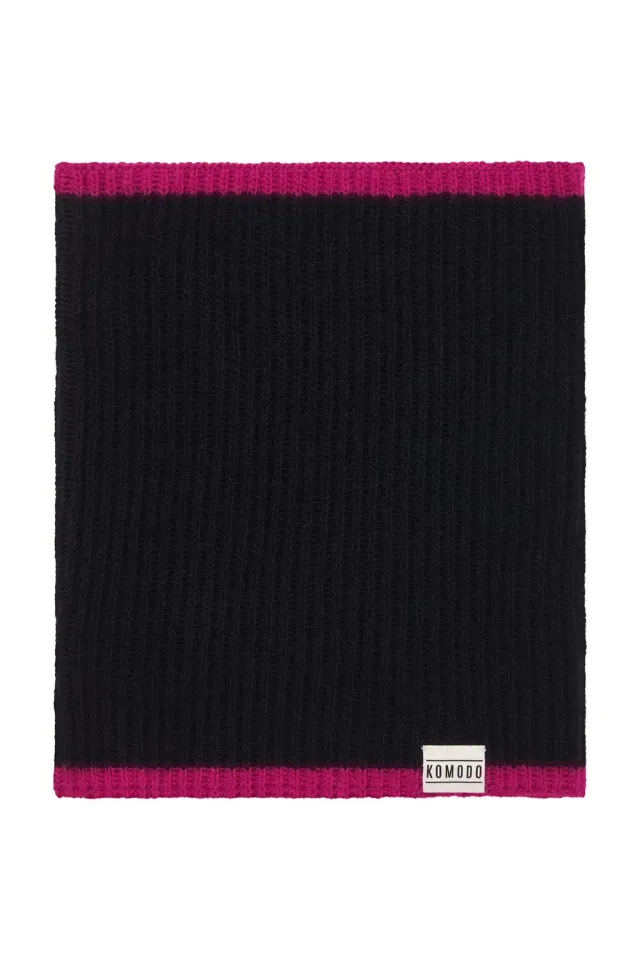 Komodo Imogen Snood Schwarz Merino Loop