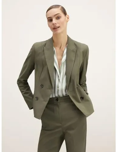 Motivi Blazer unifarben zweireihig Damen tailliert