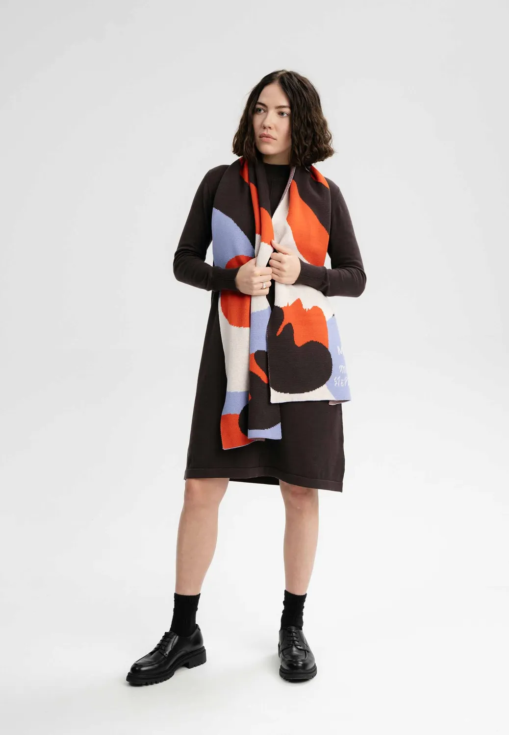 MELA Artist Edition Maggie Schal multicolor sun Bio-Baumwolle