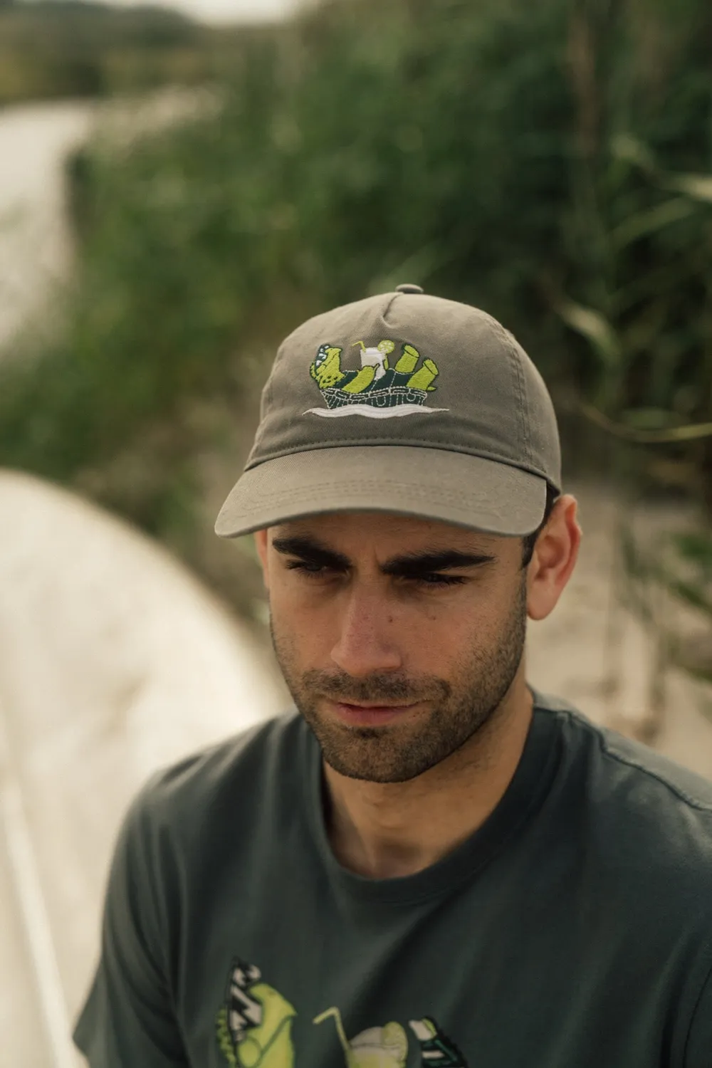 LAKOR Slow Flow Baseball Cap Army Bio-Baumwolle