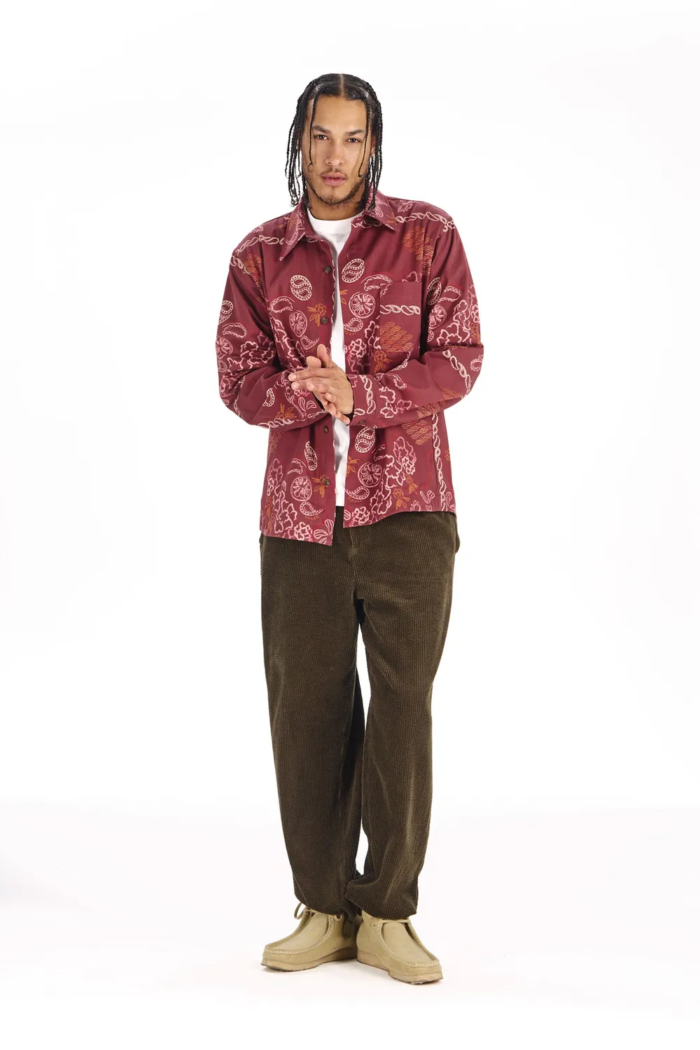 Komodo Wayne Cordhose Khaki aus Bio-Baumwolle