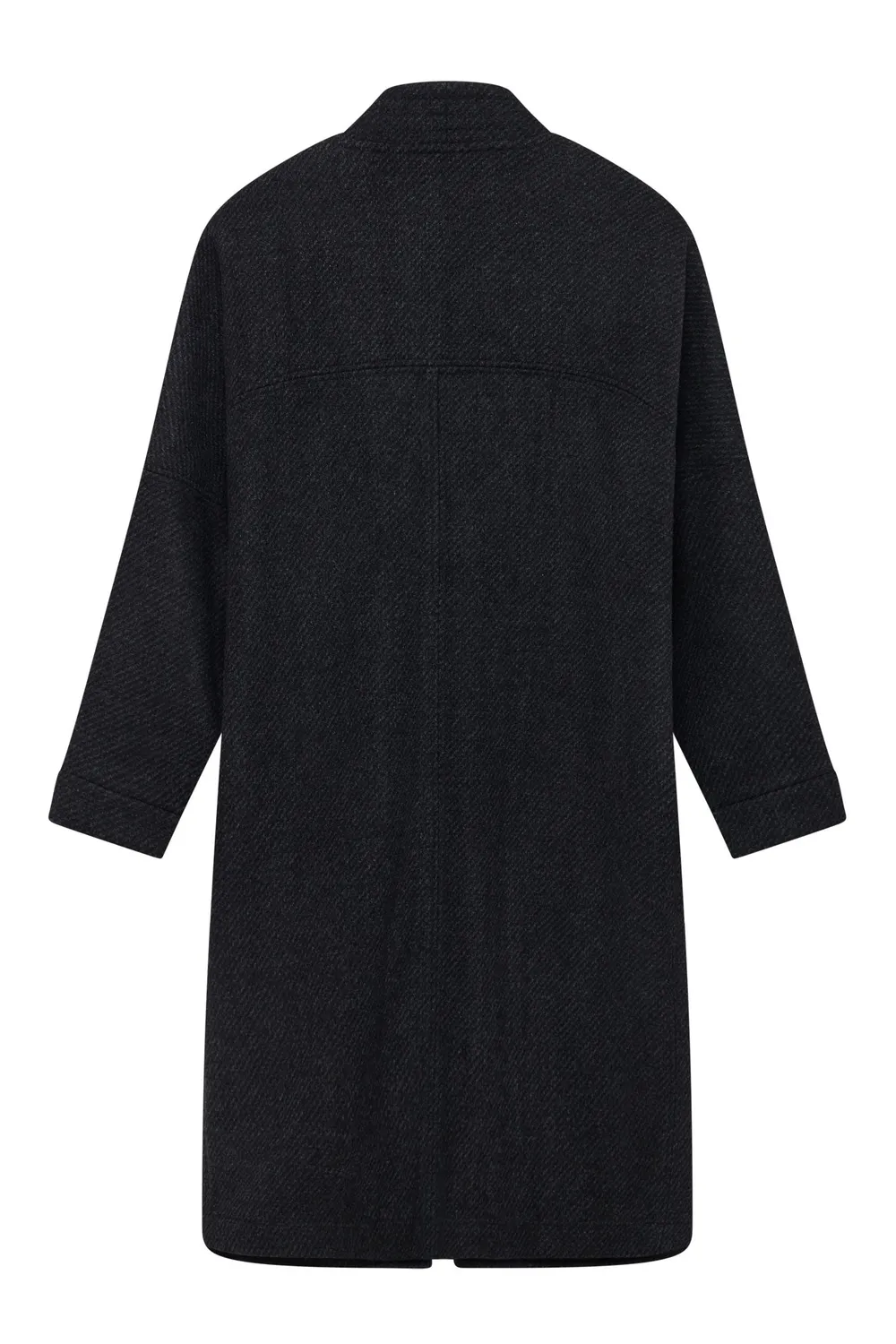 KOMODO KAIA Wollmantel charcoal Twill
