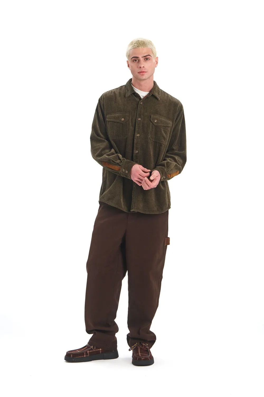 Komodo Karda Overshirt Khaki Herren Cord