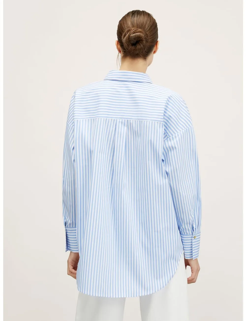 Motivi Spring Summer 24 Oversize-Hemdbluse Bluse gestreift