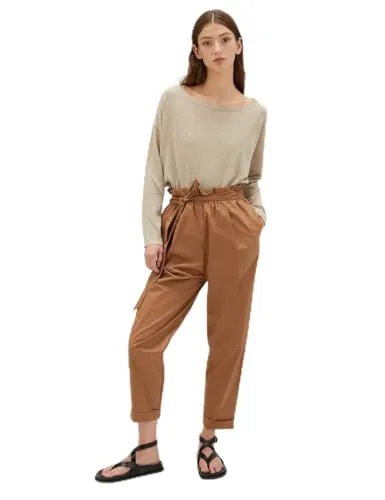 Motivi Oversize-Pullover Lurex U-Boot-Ausschnitt