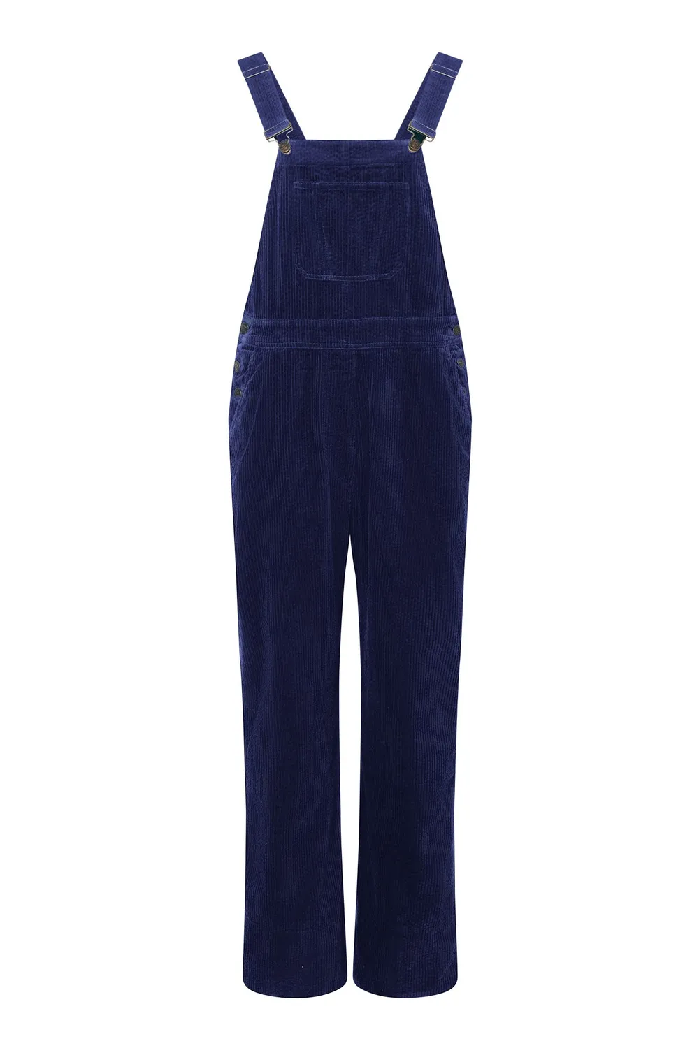KOMODO LENI Latzhose Navy Bio-Baumwolle Cord