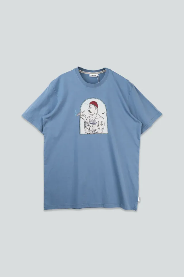LAKOR No Smoking T-Shirt Bering Sea aus Bio-Baumwolle