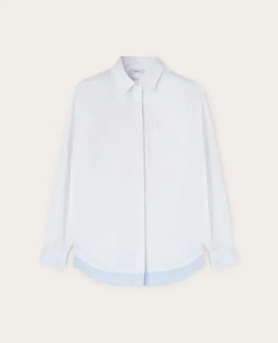 Motivi Oversize Hemdbluse Popeline verdeckte Leiste