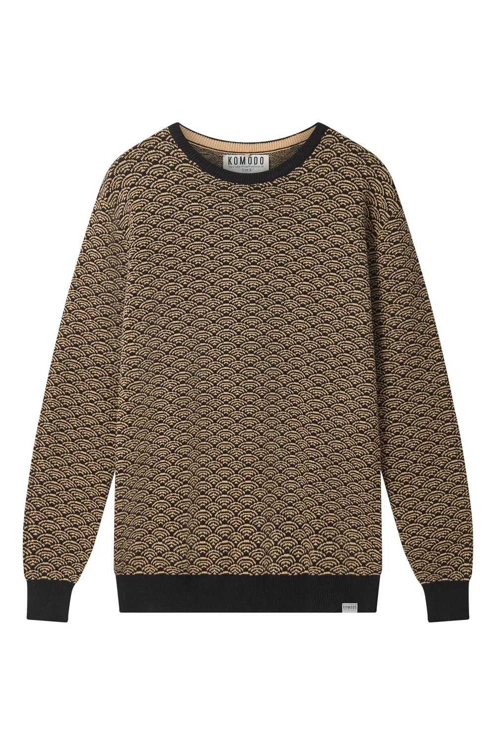 Komodo Hakku Pullover Schwarz Herren Bio