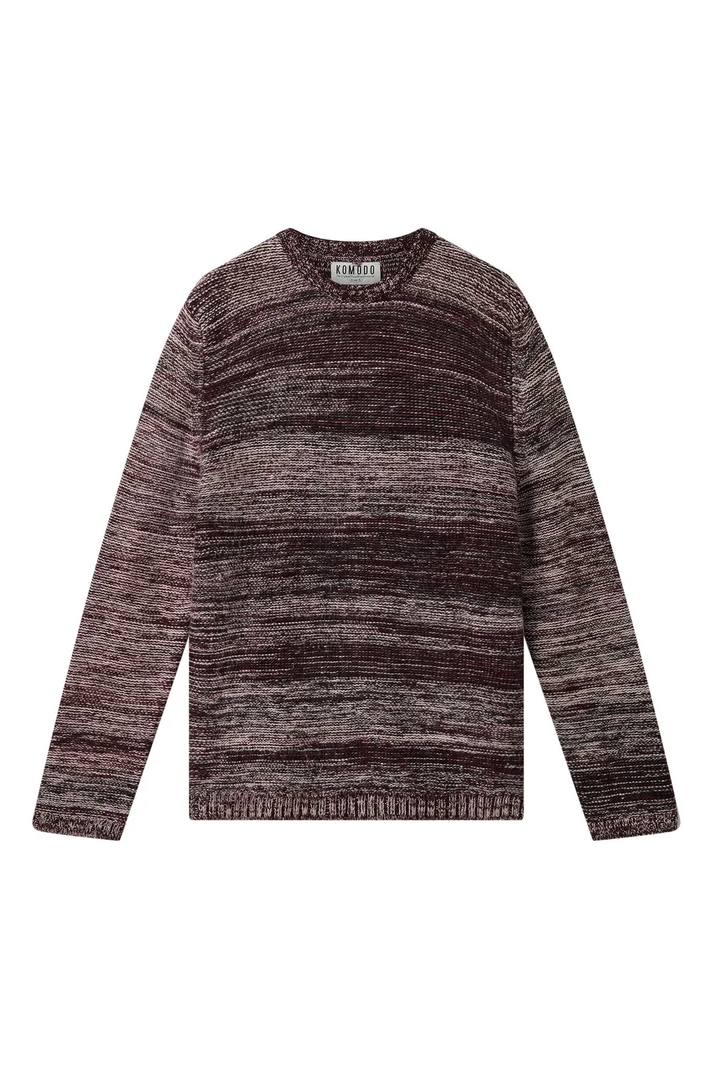 Komodo Glitch Pullover Braun Merinowolle Herren