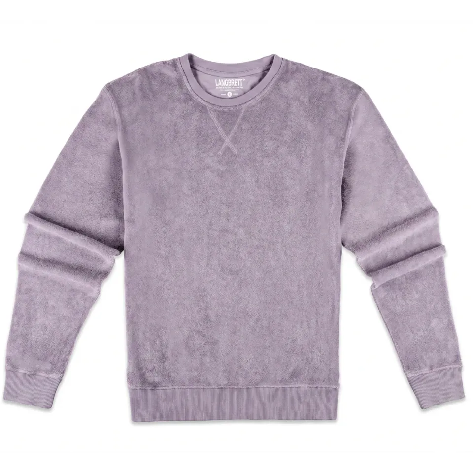 Langbrett Frottee Sweater Damen Bio-Baumwolle
