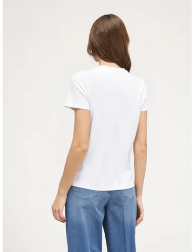 Motivi T-Shirt Damen mit Ösen und Bändchen