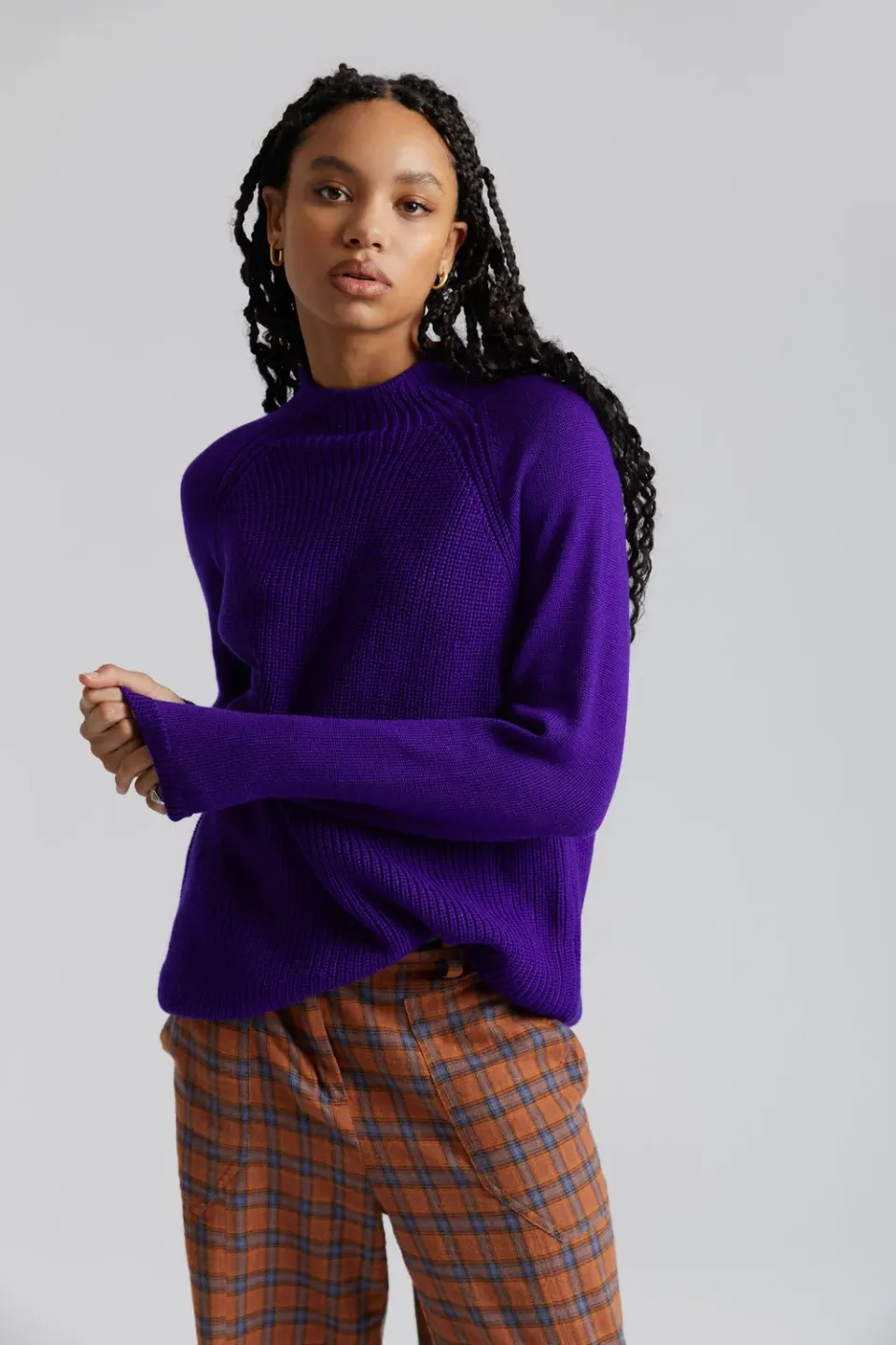 Komodo Katty Pullover Merinowolle Ultraviolet