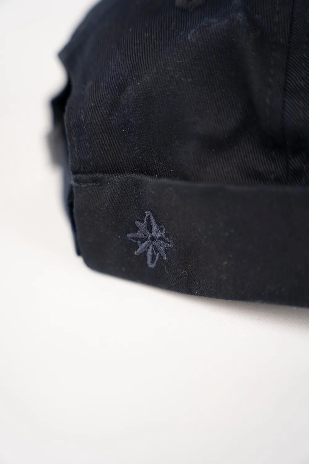 LAKOR Docker Wax Cap Navy Bio-Baumwolle