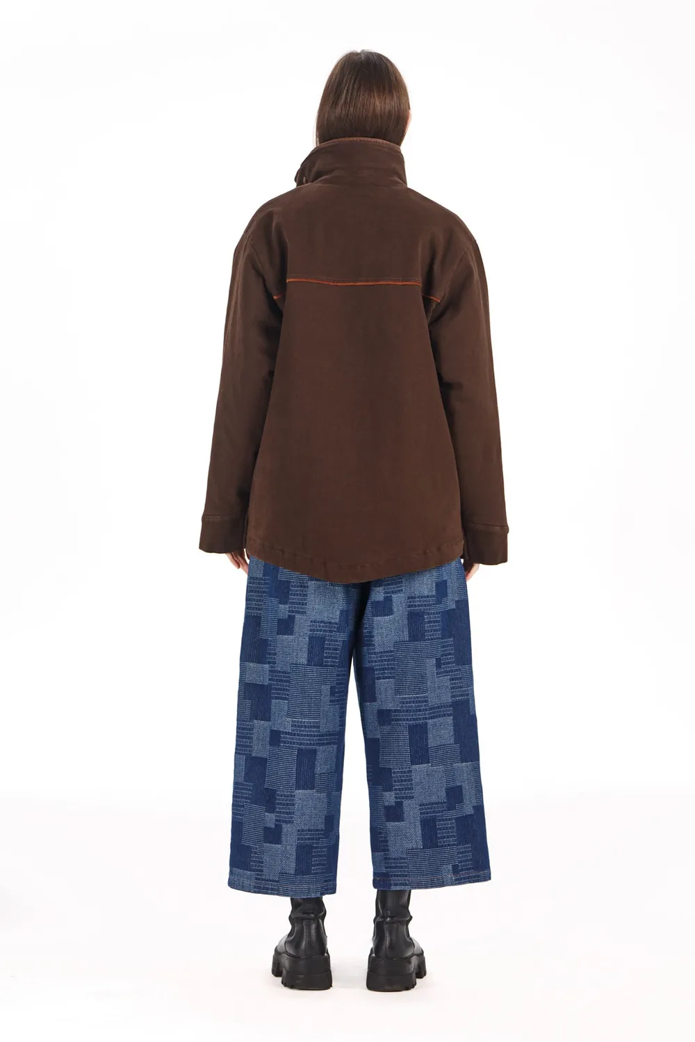 KOMODO VINEY Jacke Chocolate Damen wattiert Bio-Baumwolle