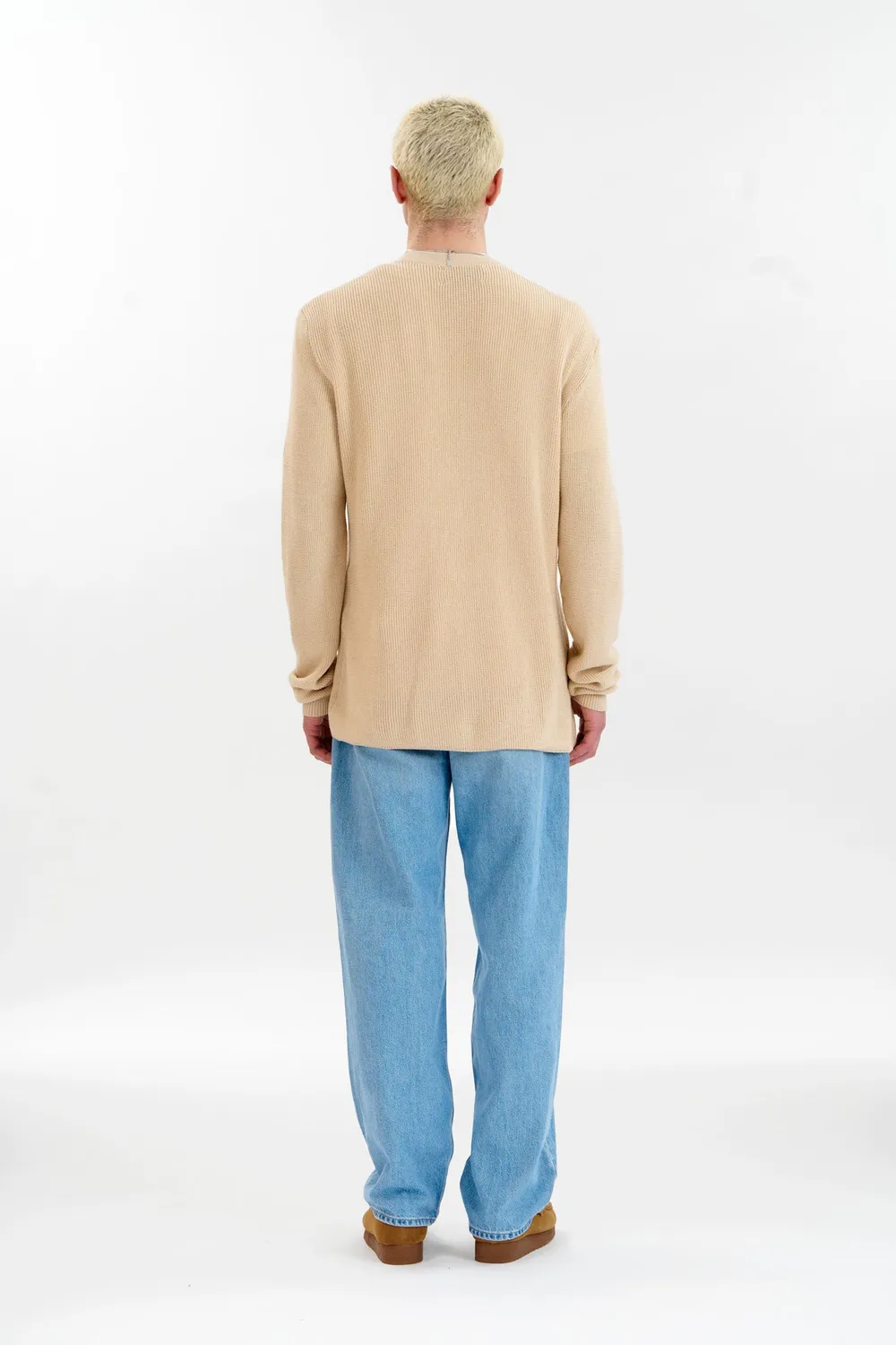 Komodo Lucas Cardigan Creme aus Bio-Baumwolle