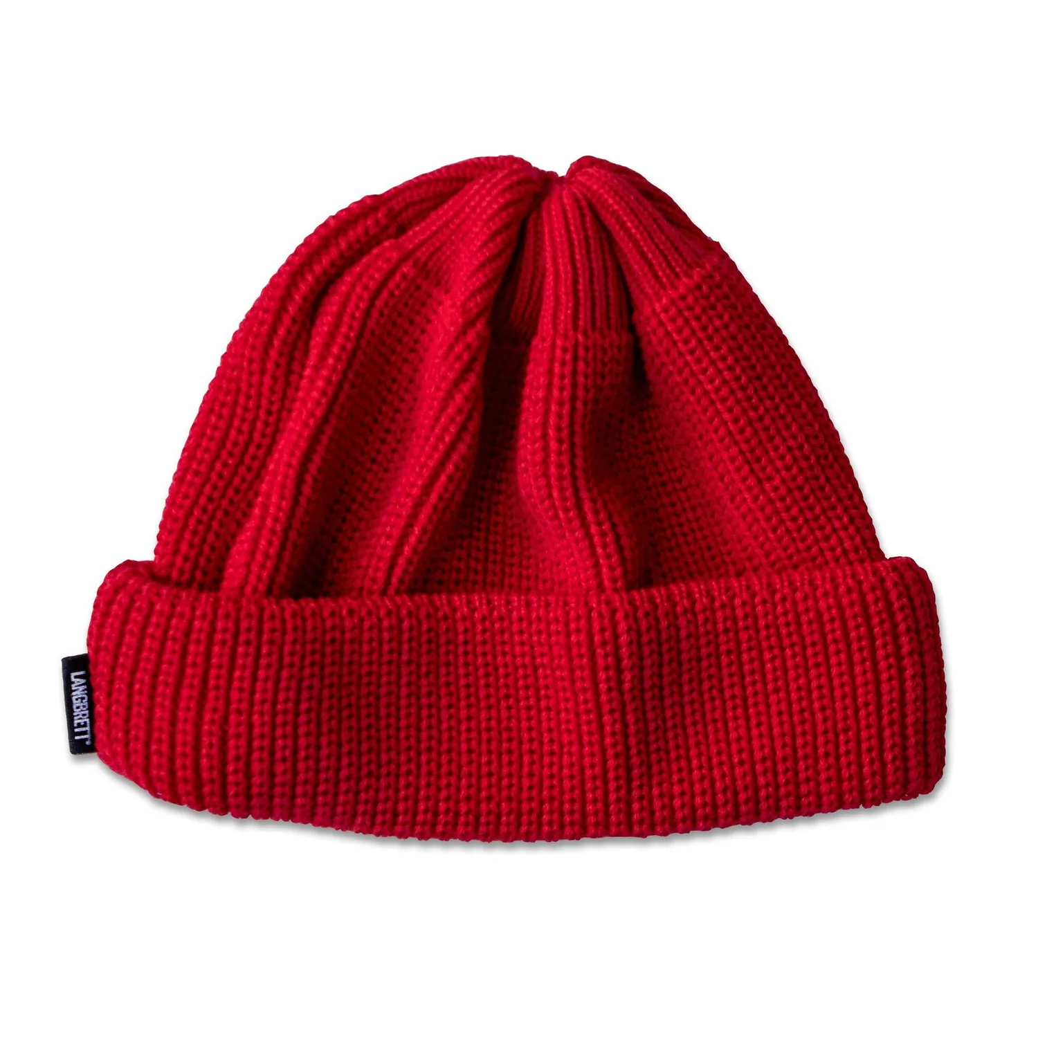 Langbrett Matrosen Beanie Bio-Merinowolle schwarz warm