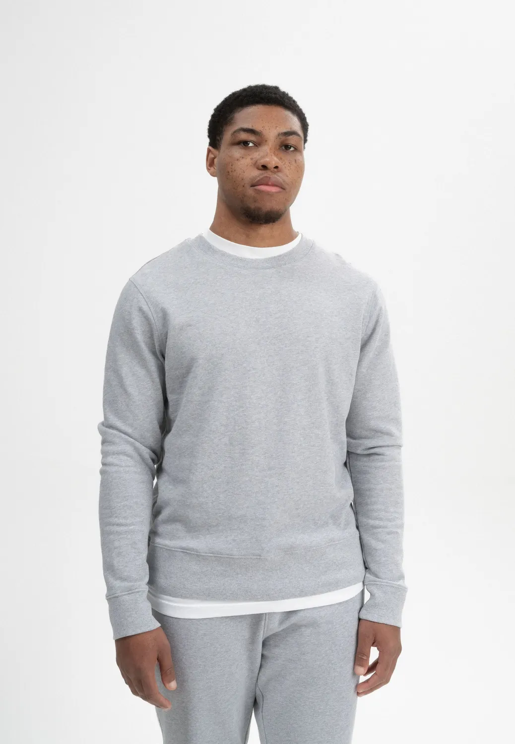 MELA Adil Sweatshirt grau-melange aus Fairtrade-Bio-Baumwolle