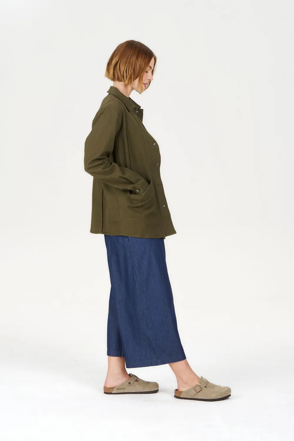 Komodo Chore Baumwolljacke Damen Khaki Bio