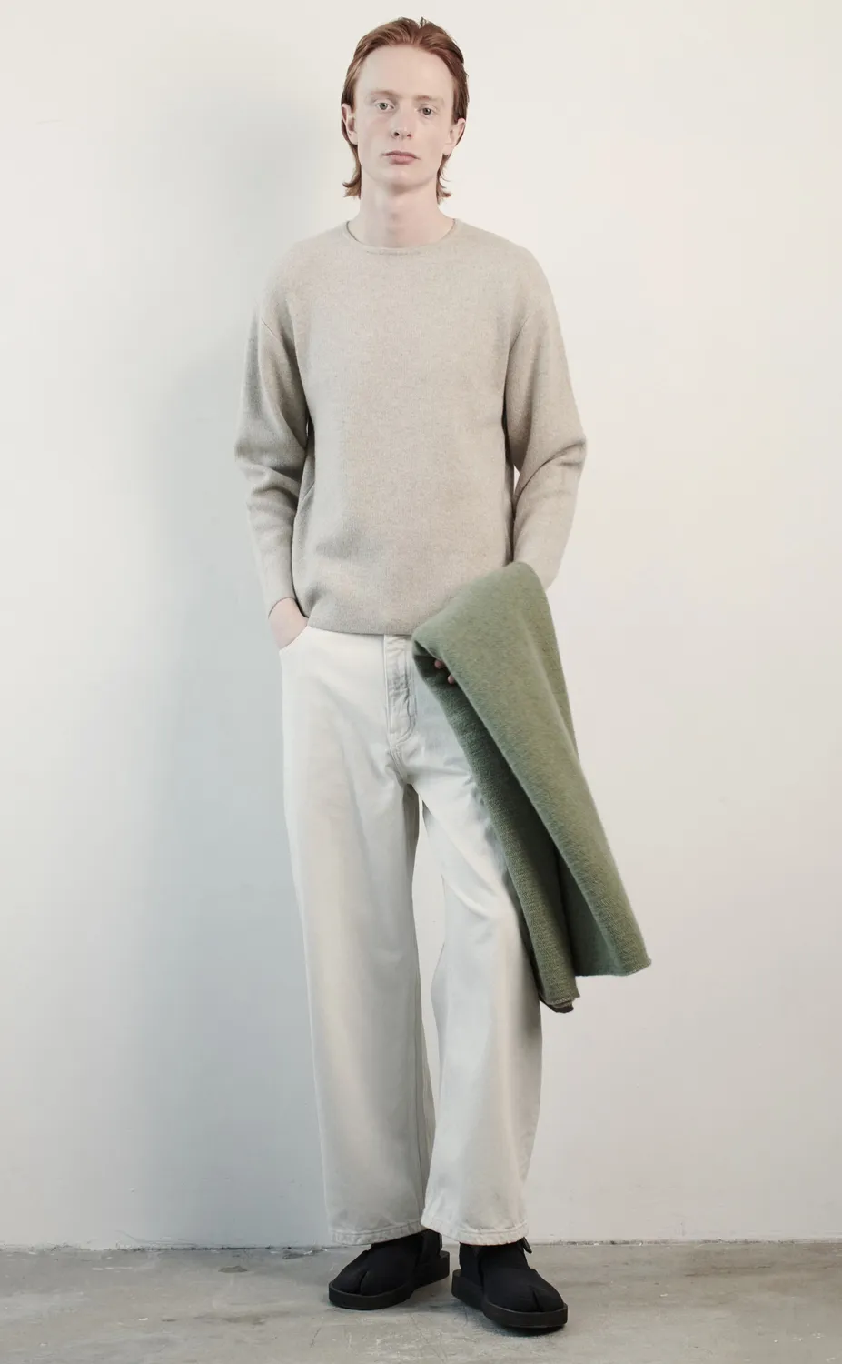 Oyuna Axa Pullover Feather Oversize aus Cashmere