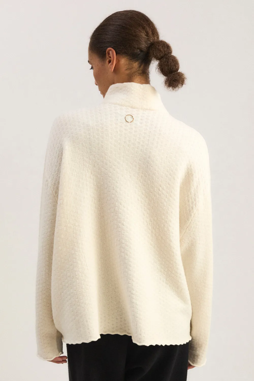 Oyuna Akiri Jacket Jacke Ivory aus Kaschmir