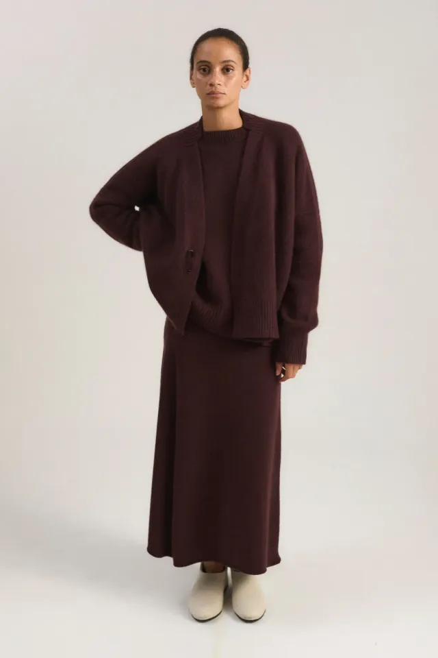 Oyuna Aire Cardigan Carob aus Kaschmir