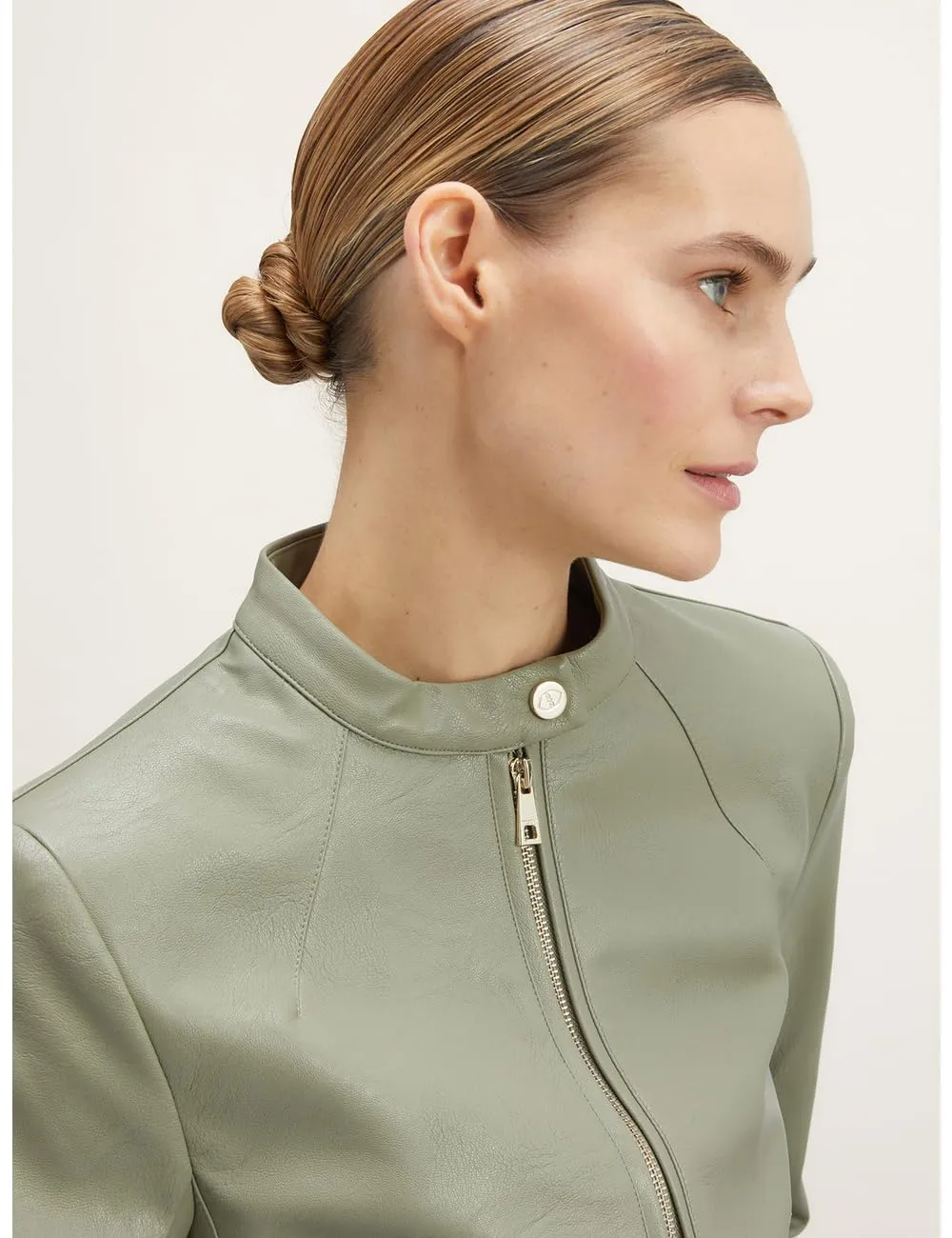 Motivi Blousonjacke beschichtet Jacke Metallreißverschluss