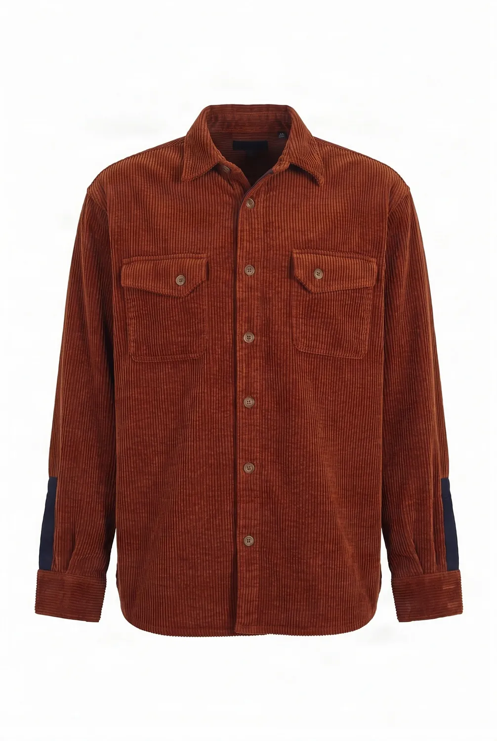 KOMODO KARDA Overshirt Herren Cord Größe L kastanie